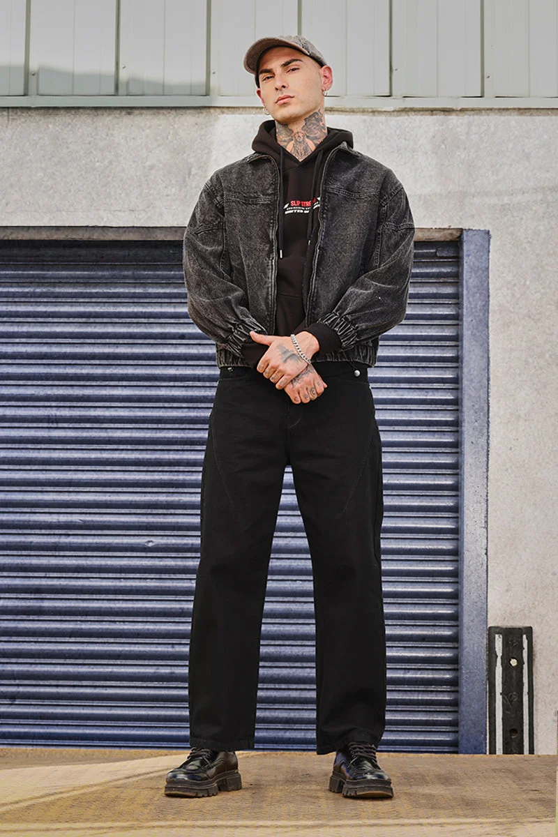 سنيتش GRIND Darted Baggy Jeans